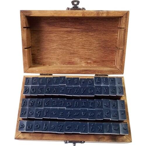 70 Pcs/set Cute handwriting Alphabet Number Symbol Wood Stamp Set Clear Rubber Stamps For DIY diary Note Decoration Cool Gift