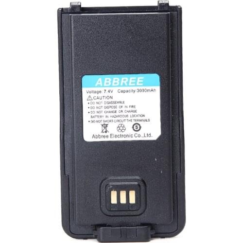 ABBREE 7.4v 1800mAH AR-889G Li-on Battery For AR889G ZT-899G Walkie Talkie Two Way Radio