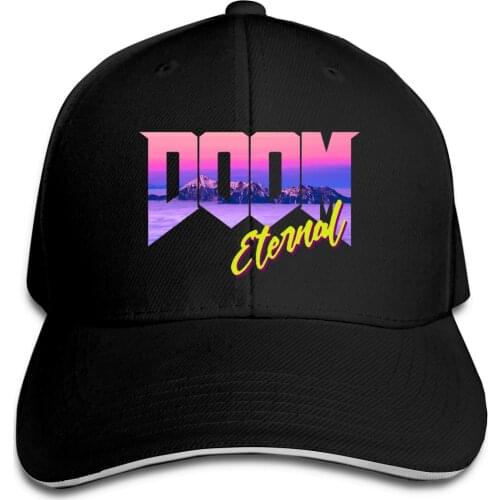 Eternal RetroWave Baseball Cap Peaked Cap Cotton Cap Snapback Hat Summer Cap Hip Hop Fitted Cap doom eternal Coast Hats