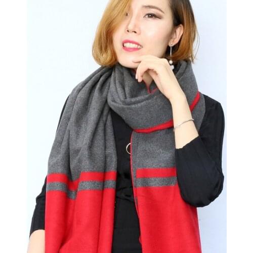 Large Scarves Winter Knit Shawl Thick Padded Warm Autumn and Winter Couple Scarves Spring and Autumn Scarves