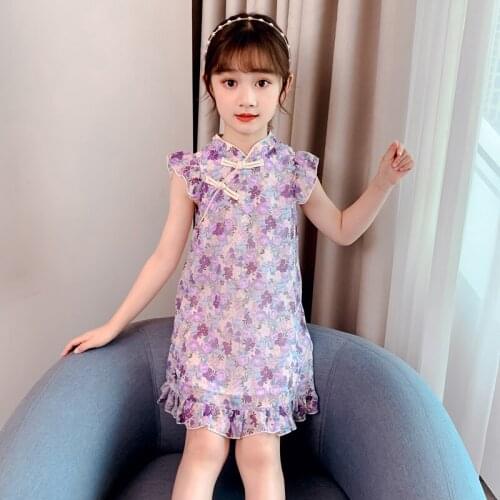 Summer Lace Children Clothing Princess Kids Dresses For Girls Causal Wear Unicorn Dress 3 8 Years Girls Dress Vestido Robe Fille