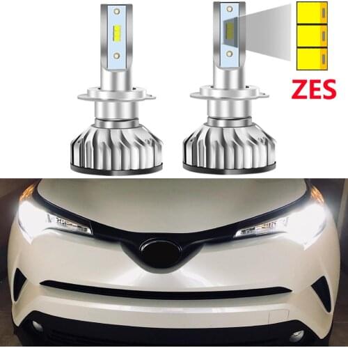 For Toyota C-HR CHR CH-R 2018 2019 2020 2021 Led Headlight Bulbs with ZES Chips High Low Beam Car LED Headlamp Super Bright