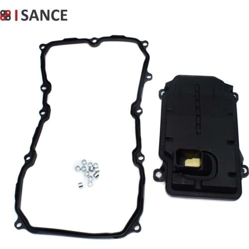 ISANCE Automatic Transmission Filter & Oil Pan Gasket For Audi Q7 2011-2015 & VW Touareg 2011-2018 & Porsche Cayenne 2011-2017