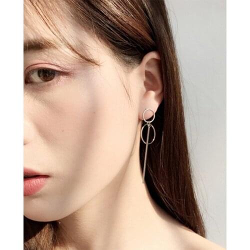 Geometry Korean Temperament Simple Wild Fashion Dangle Earrings For Women Earring Jewelry Party Gift