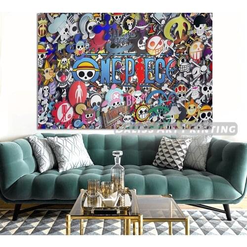 Canvas Anime Pictures Home Decoration Paintings Poster HD Prints Wall Art Modular Living Room Framed