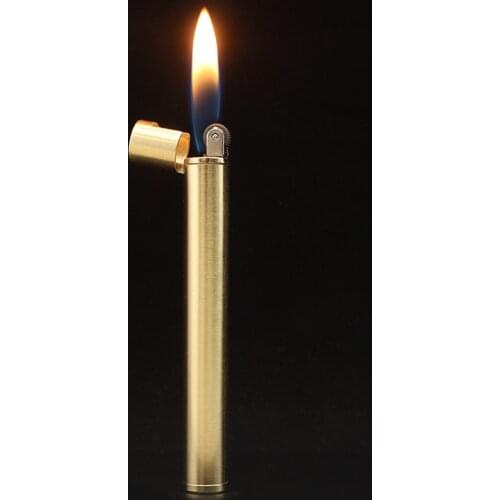 Mini Portable Grinding Wheel Ignition Metal Butane Gas Lighter Can Be Put In A Cigarette Case Cigarette Accessories Ms. Gift