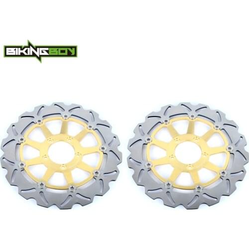 BIKINGBOY 749 R S 04-07 999 R S Biposto 02-06 848 EVO 11 12 13 Monster 1100 S / ABS 09 10 11 998 Front Brake Discs Disks Rotors