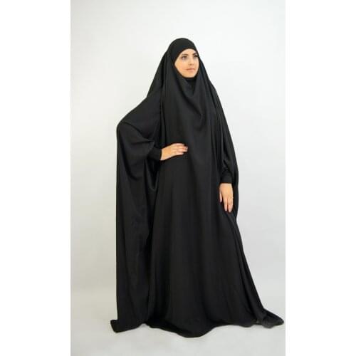 Eid Hooded Muslim Women Hijab Maxi Dress Prayer Garment Set Djellaba Jilbab Abaya Ramadan Gown Abayas Islamic Niqab Burka Jubah