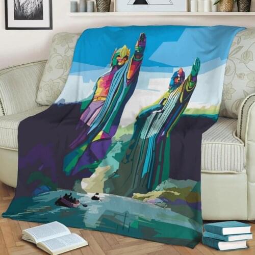 Argonath lord of the ring 3D Print Plush Blanket Throw On Sofa Home Decor Soft Warmth Washable Nap Blanket Dropshipping