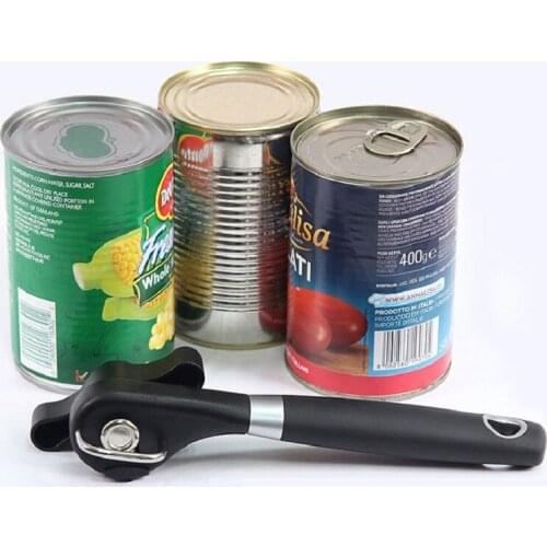 Manual Can Opener Stainless Steel Bottle Openers Professional Ergonomic Jars & Tin Opener for Cans Kitchen Tools