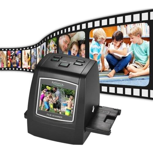 35mm 135mm Negative Film Scanner Protable Slide Film Converter Photo Digital Image Viewer 2.4" LCD Build-in Editing Software