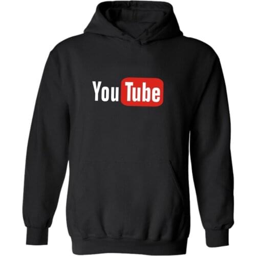 Hoodie Youtube Design Hoodie Sweatshirt Men/Women Pullover Hoodies Print You Tube Jacket Coat Sudaderas Hombre Brand Clothing