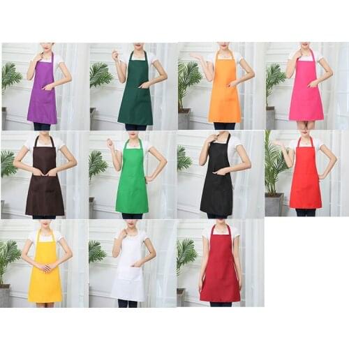 Waterproof Oil Cooking Apron Chef Aprons for Women Men Kitchen Bib Apron Idea for Dishwashing Cleaning Painting SCIE999