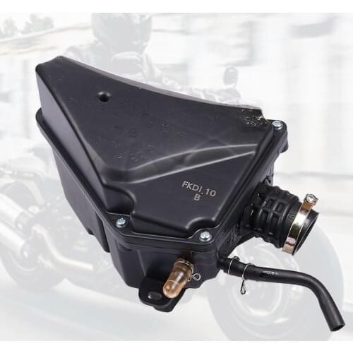 High Performance Premium Air Filter Cleaner Box Housing Assembly for Yamaha YBR125 JYM125 Engine Motorcycle Accessories Black