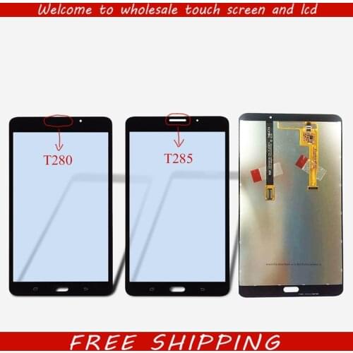 For Samsung Galaxy Tab A6 7.0 A 2016 LTE SM-T280 SM-T285 T280 T285 T280C T285C LCD Display Touch Screen Glass Digitizer Assembly