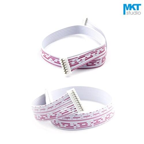 100Pcs 10cm Double PH2.0 Header AWG26 Red White Wire Cable 2P 3P 4P