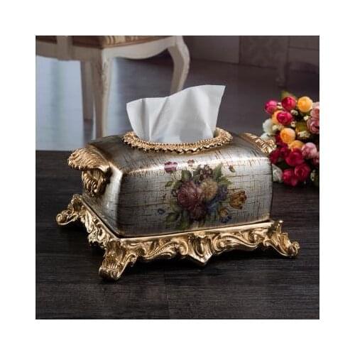 2019 exquisite tissue box, home desktop office decoration, fashion box