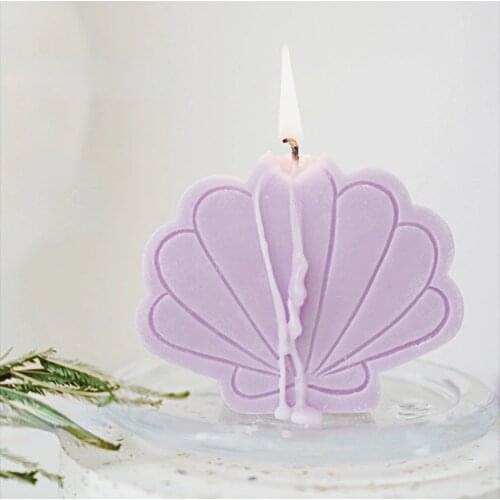 3D Seashell Candle Mould Scented Candle Mold DIY Candle Making Shell Aromatherapy Plaster Molds Soap Mold