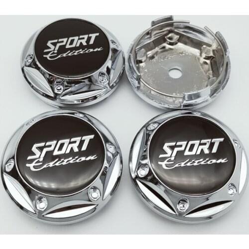 68MM Universal Car wheel Center cover Modified wheel center cover Sport Edition Dustproof hub cover Car Styling Convex cover