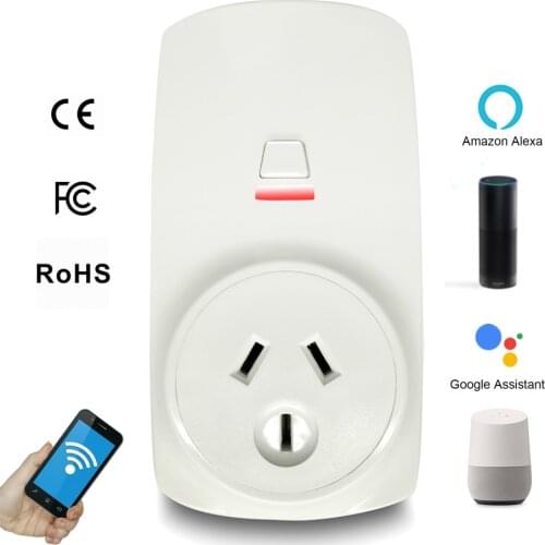 AU CN Wi-Fi Smart Plug Wifi Smart Socket Tuya Smart Life App Plug Adaptor For Alexa Google Home Mini IFTTT