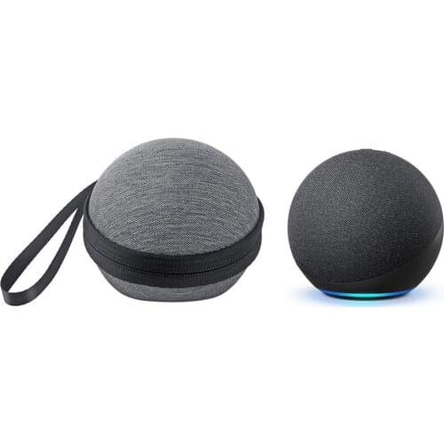 Large Protective Carrying Bag Storage Case For Echo Dot4 Portable Wireless Bluetooth Speaker Travel Case With 360-degree Zipper