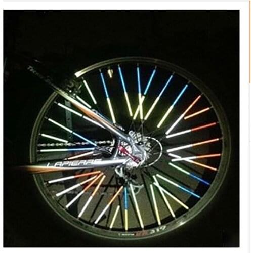 Colored Bicycle Spike Reflective Rod Mountain Bike Decorative Trolley Reflective Clip