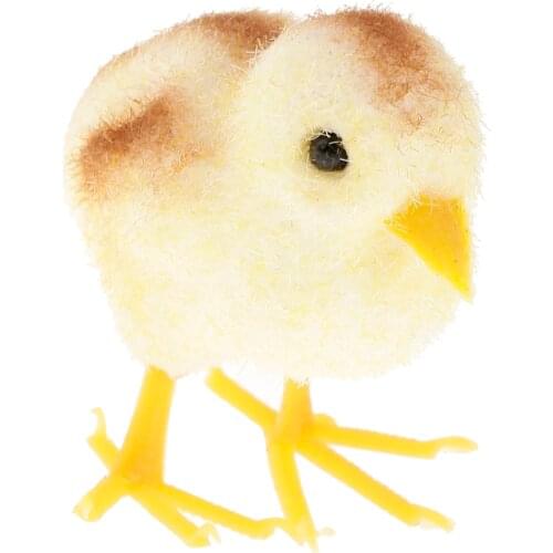 Home Decor Chicken Ornament Figurines Baby Chick Birds Garden Decor Miniature Models Miniatures