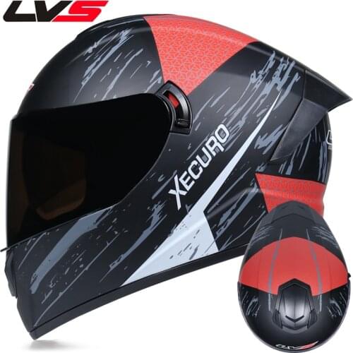DOT Approved Safety Motorcycle Helmets Full Face Dual Lens Racing Helmet Strong Resistance Off Road Helmet 12