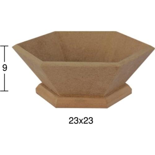 E336 Big Feet Breadstuff, Unpainted Mdf Bread Cart