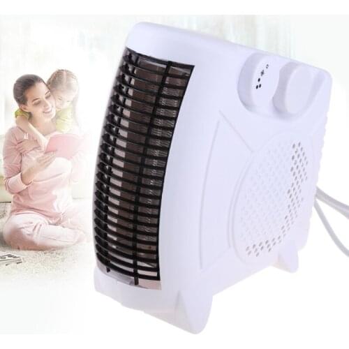 Mini Electric Space Heater for Home and Office,500-1000W Winter Warmer Fan with 3 Level Warm Wind,fast Heating Heater