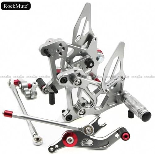 Motorcycle Rearsets For MV AGUSTA F3 Brutale 675/800 2012-2017 Adjustable Footrest Shift Lever Brake Pedal Foot Pegs Rear Set