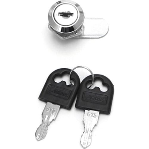 10-30mm Cam Lock Filing Cabinet Post Mailbox Drawer Cupboard Locker 2 Key