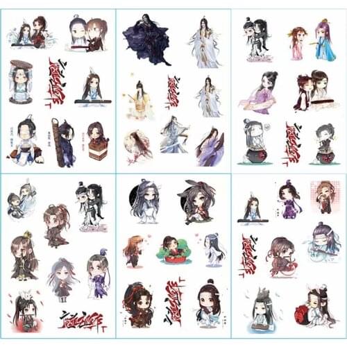 New Anime Mo Dao Zu Shi Paper Sticker Decorative Mobile Stickers Scrapbooking DIY Craft Stickers Stationery