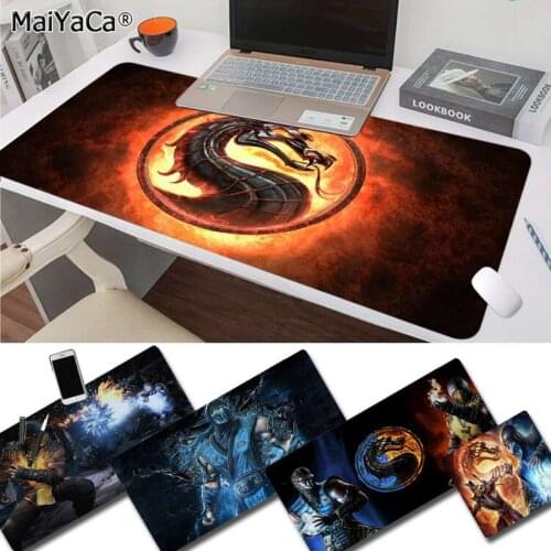 MaiYaCa New Designs Mortal Kombat DIY Design Pattern Game mousepad Rubber PC Computer Gaming mousepad