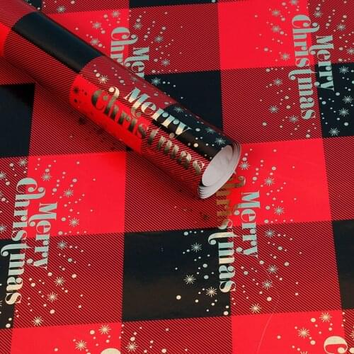 Christmas wrapping paper Holiday gift decoration paper Christmas series Wedding gift wrapping paper 50*70cm