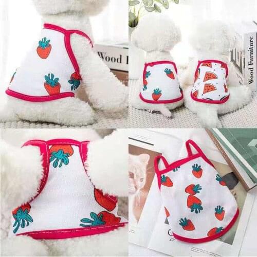 The Dog clothes summer thin mesh breathable sling clothing chihuahua french bulldog teddy puppy two-legged pet small dog