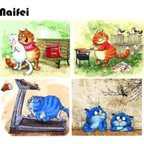 Full diamond embroidery animal full diamond painting cross stitch diy diamond painting cat square diamond