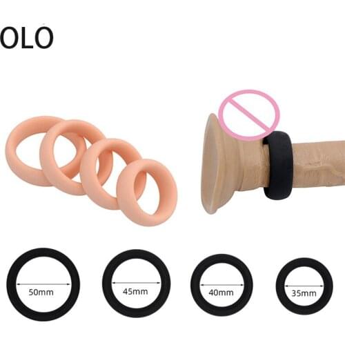 Silicone Penis Ring Cock Ring Adult Products Delay Ejaculation Sex Toys for Men silicone penis Masturbation device Sex toy 1pcs