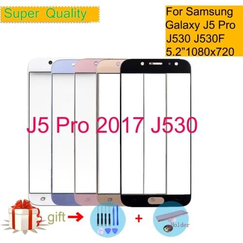 Front Outer Screen Glass Lens Replacement Touch Screen For Samsung Galaxy J5 2017 J530 J5 Pro J530F J530Y J530DS Touch Panel
