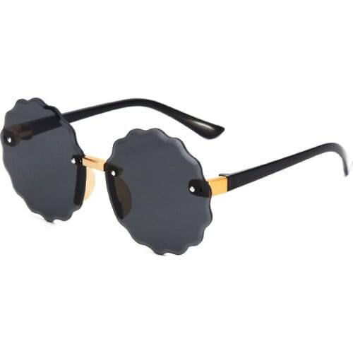 NEW Vintage Kids Sunglasses Child Sun Glasses Round Flower Gafas Baby Children UV400 Sport Sunglasses Girls Boys Oculos De Sol
