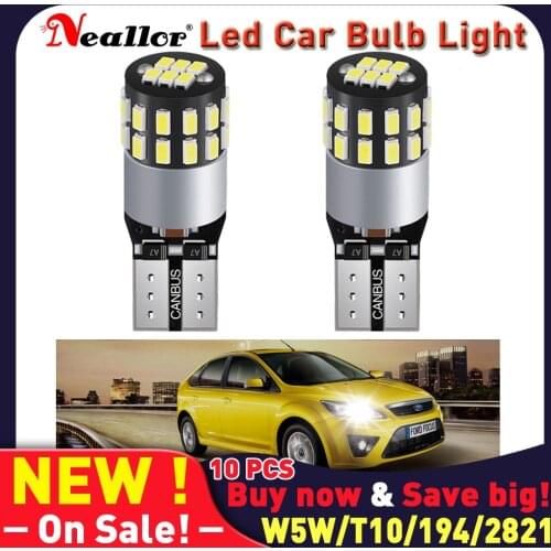 W5w Led Canbus Super Bright T10 2721 2821 2886 5w5 194 168 2825 Side Light Bulbs On Car Dome Interior Trunk Diode Lamps For Auto