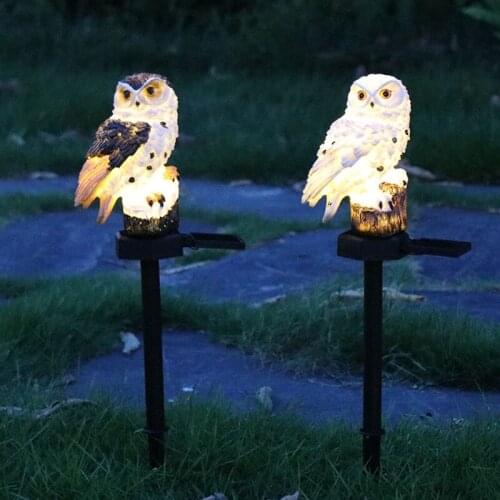 Waterproof Led Solar Light Solar Led Light Fairy Garden Decoration Outdoor Parrot/Owl Solar Powered Lantern Outdoor Solar Lamp 5
