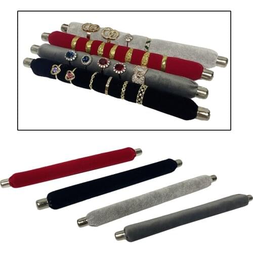 21cm Ring Display Bar Retail Shop Jewelry Holder Rod for Commercial Use