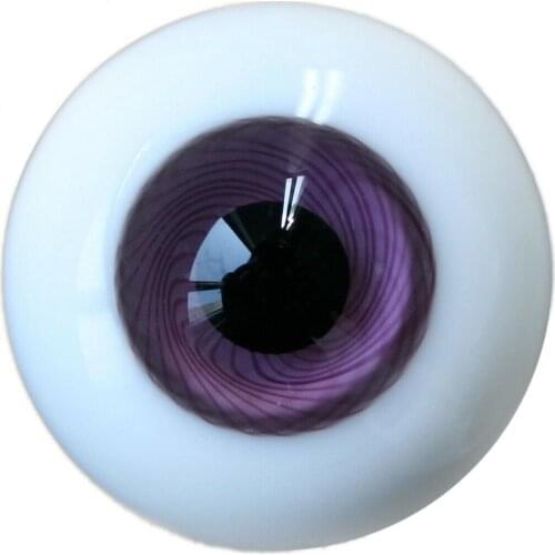 [wamami] 6mm 8mm 10mm 12mm 14mm 16mm 18mm 20mm 22mm 24mm Purple Glass Eyes Eyeball BJD Doll Dollfie Reborn Making Crafts
