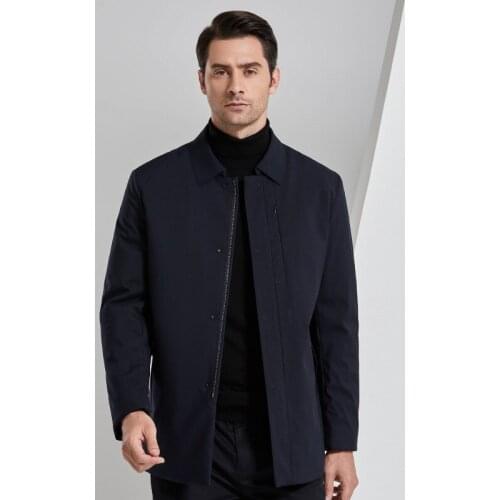 Winter Mens Lapel Waterproof Cotton jacket Suit Male Warm Thick Middle-aged Business Casual Mens Plus Size Jackets And Coats