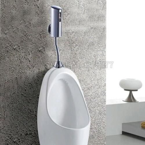 1PCS Plating Fully-automatic ming mounted Toilet Auto Urinal Flush Valve Infrared Touchless ED04