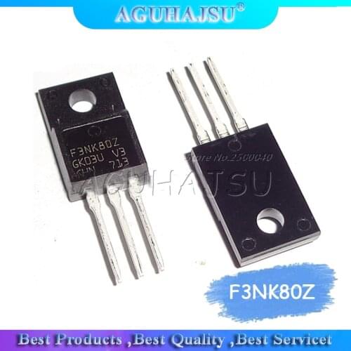 10pcs STF3NK80Z F3NK80Z N-channel field effect new original