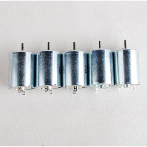 5pcs 130 Motor DC3-9V 2000RPM Precious Metal Brush High-Speed High Torque Electric Shaver Motor