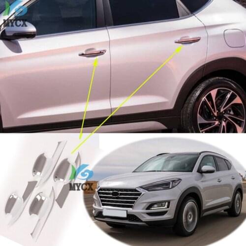 For Hyundai Tucson 2019 2020 ABS Chrome exterior trim automotive products door bowls high quality plated exterior parts