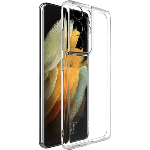 For Samsung S21 Ultra Case IMAK UX-5 Soft TPU Slim Phone Shell Silicone Back Cover Case for Samsung Galaxy S21 S21+ Plus 5G